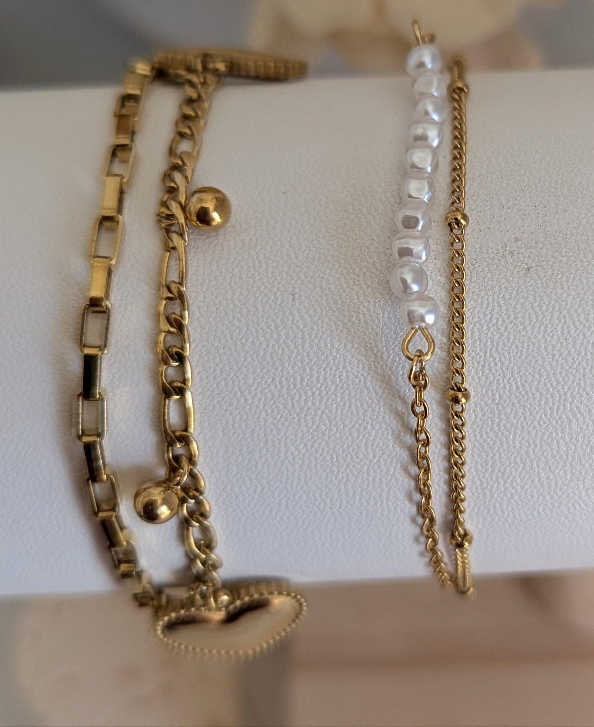 Evelyn Dainty Pearl Bracelet image 2