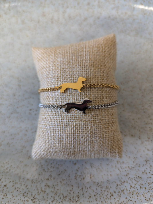Dachshund Charm Bracelet image 0