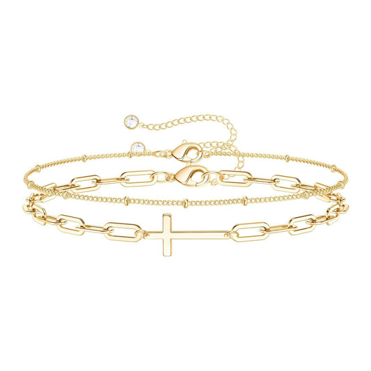 18K Gold PVD Stainless Steel Bracelet
