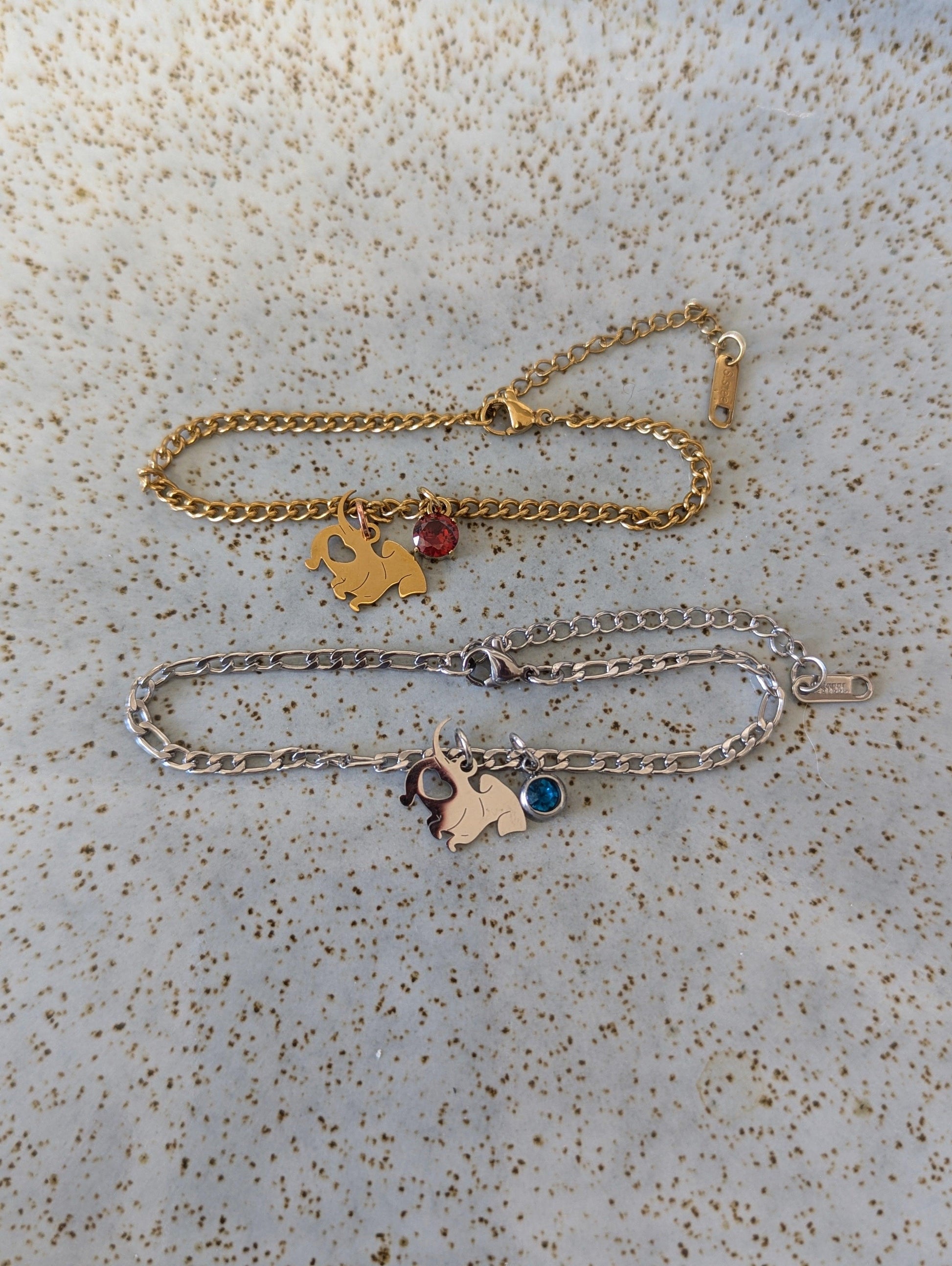 Dachshund Birthstone Charm Bracelet image 2