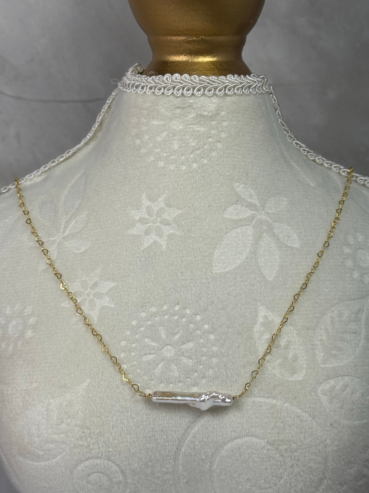 Aurora Baroque Biwa Pearl Necklace