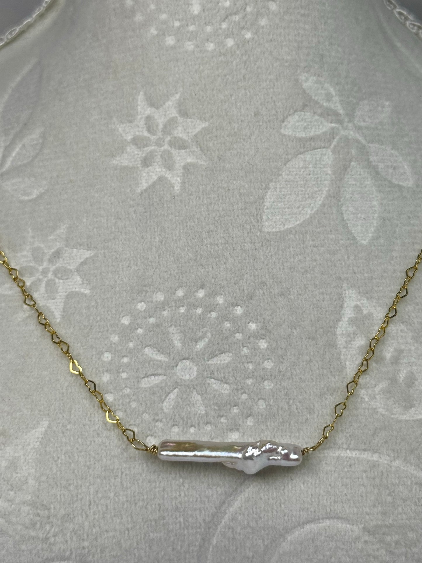 Aurora Baroque Biwa Pearl Necklace