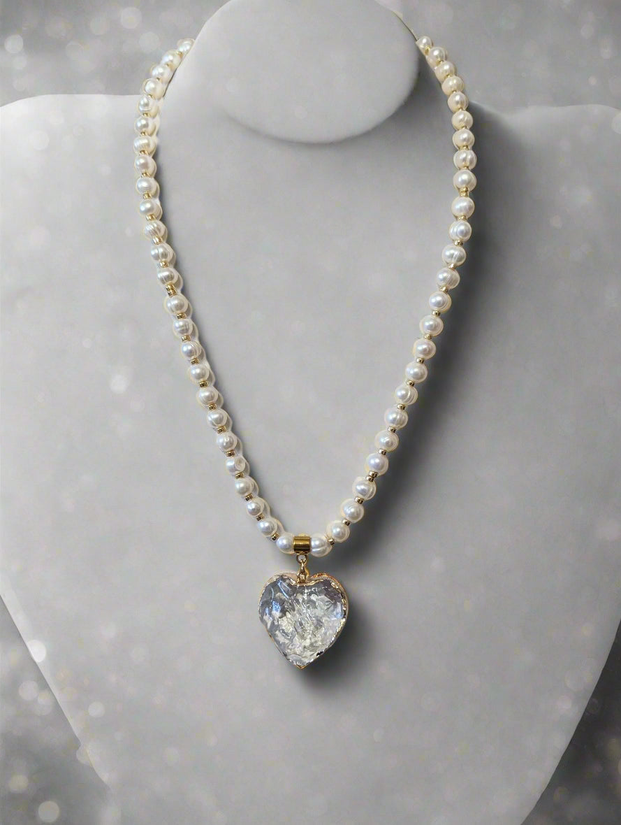 Freshwater Pearl Necklace 'Cateleya' image 1