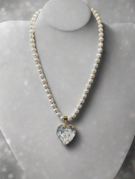 Freshwater Pearl Necklace 'Cateleya' image 1