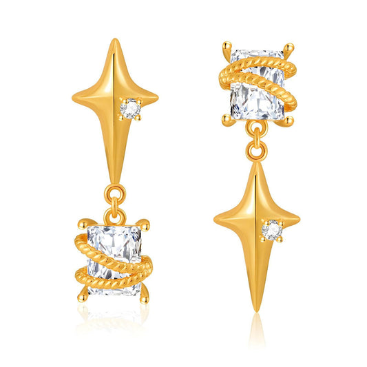 Upside Star Earrings image 1