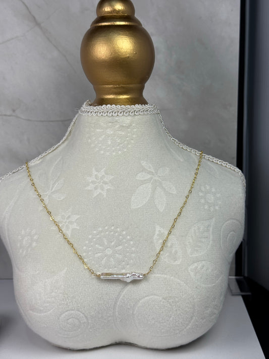 Aurora Baroque Biwa Pearl Necklace